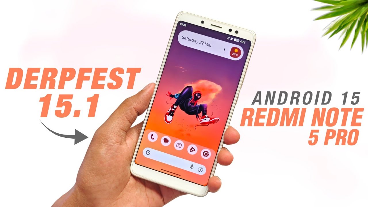 DerpFest 15.1 For Redmi Note 5 Pro | Android 15 | App Lock, Sidebar And More New Features