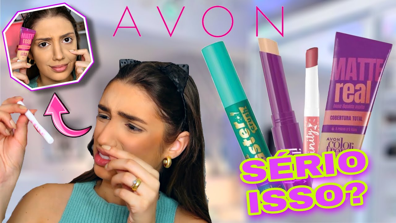 MAQUIAGENS BARATINHAS DA AVON I Testei as makes mais baratas da avon! *SERÁ QUE VALE A PENA??*