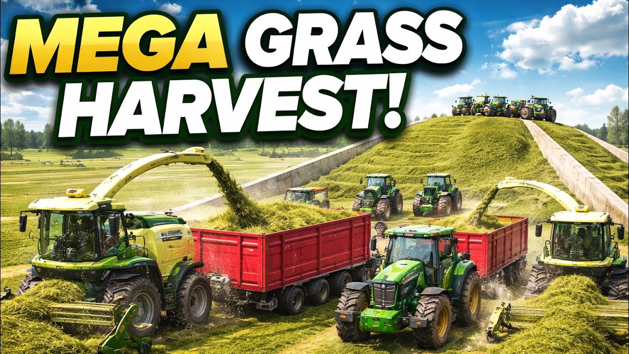 Silage Mountain – Building the Largest Bunker Ever!   Farming simulator 25 Episode 4