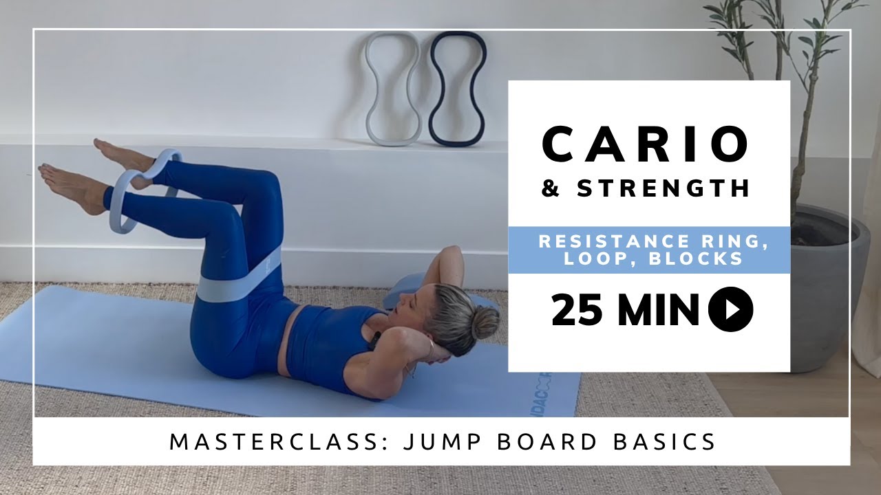25-Minute Pilates Jump Board Basics | Mat Workout for Strength, Form & Alignment | Amy Jordan