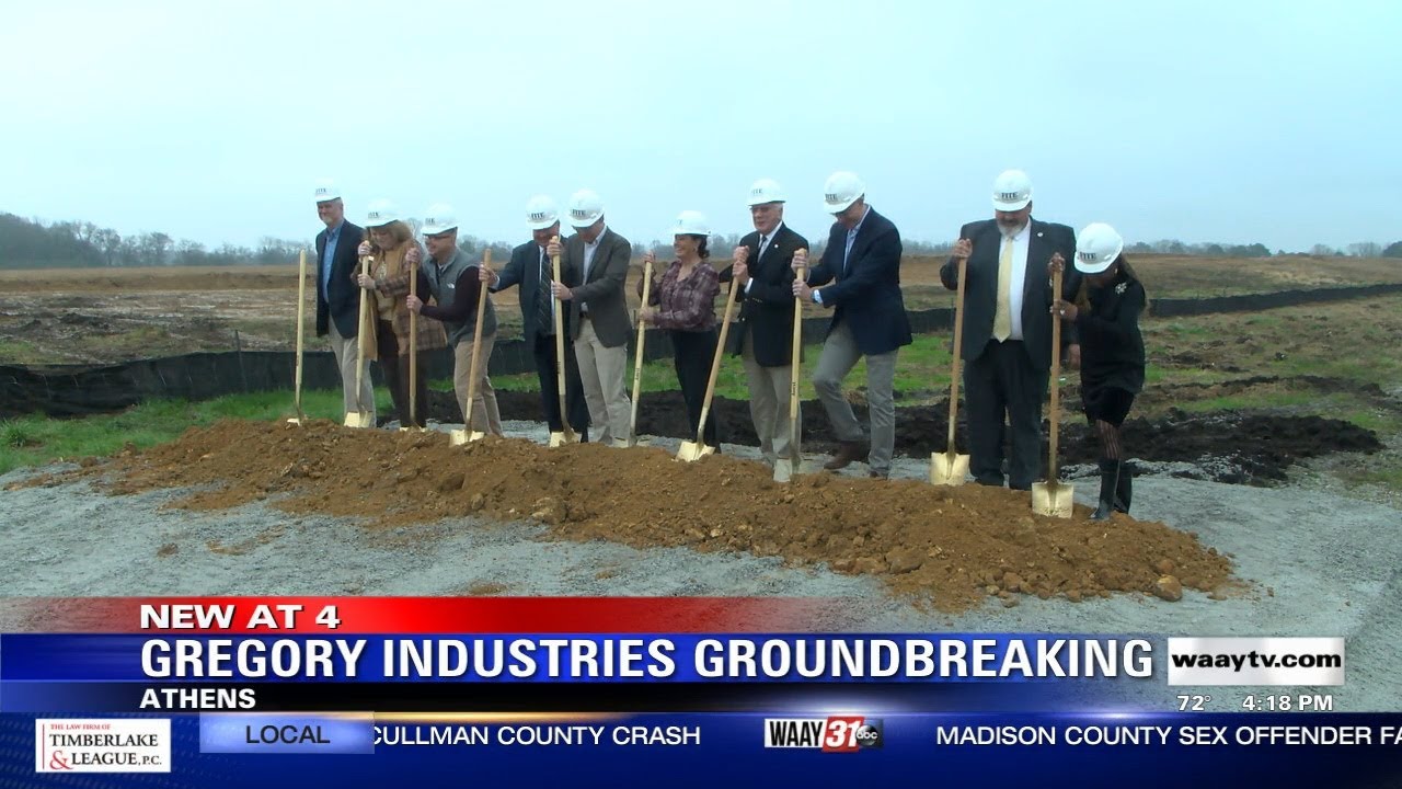 Gregory Industries breaks ground on new Athens facilities