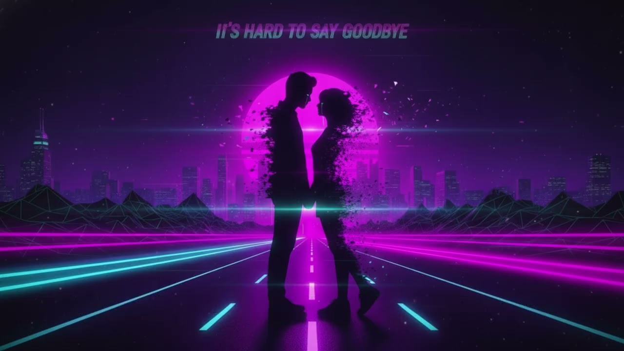 It's Hard To Say Goodbye | Fade Away Synthwave | Melancholic Love Song