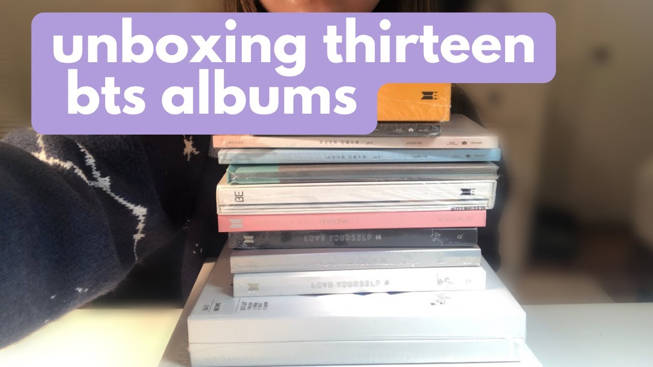 ✰ asmr: unboxing (almost) bts' entire discography ✰ starting my bts collection pt.1