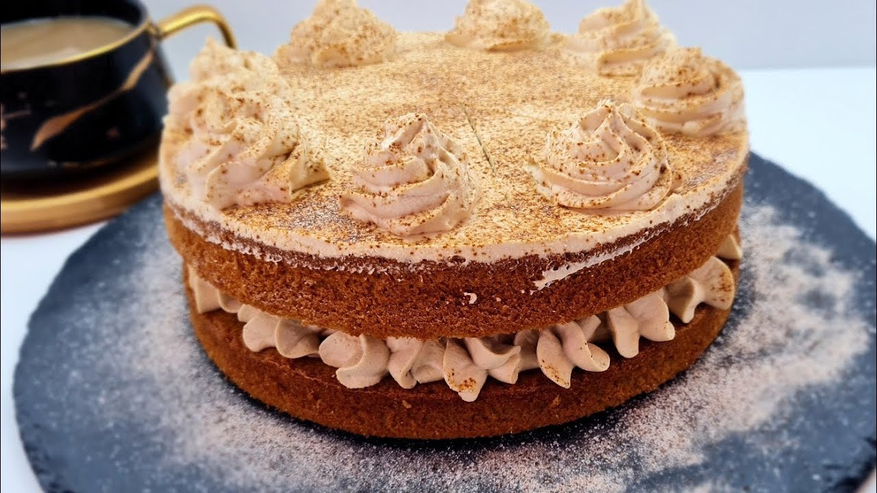 Delicious Coffee Cake Recipe with Cappuccino Whipped Cream