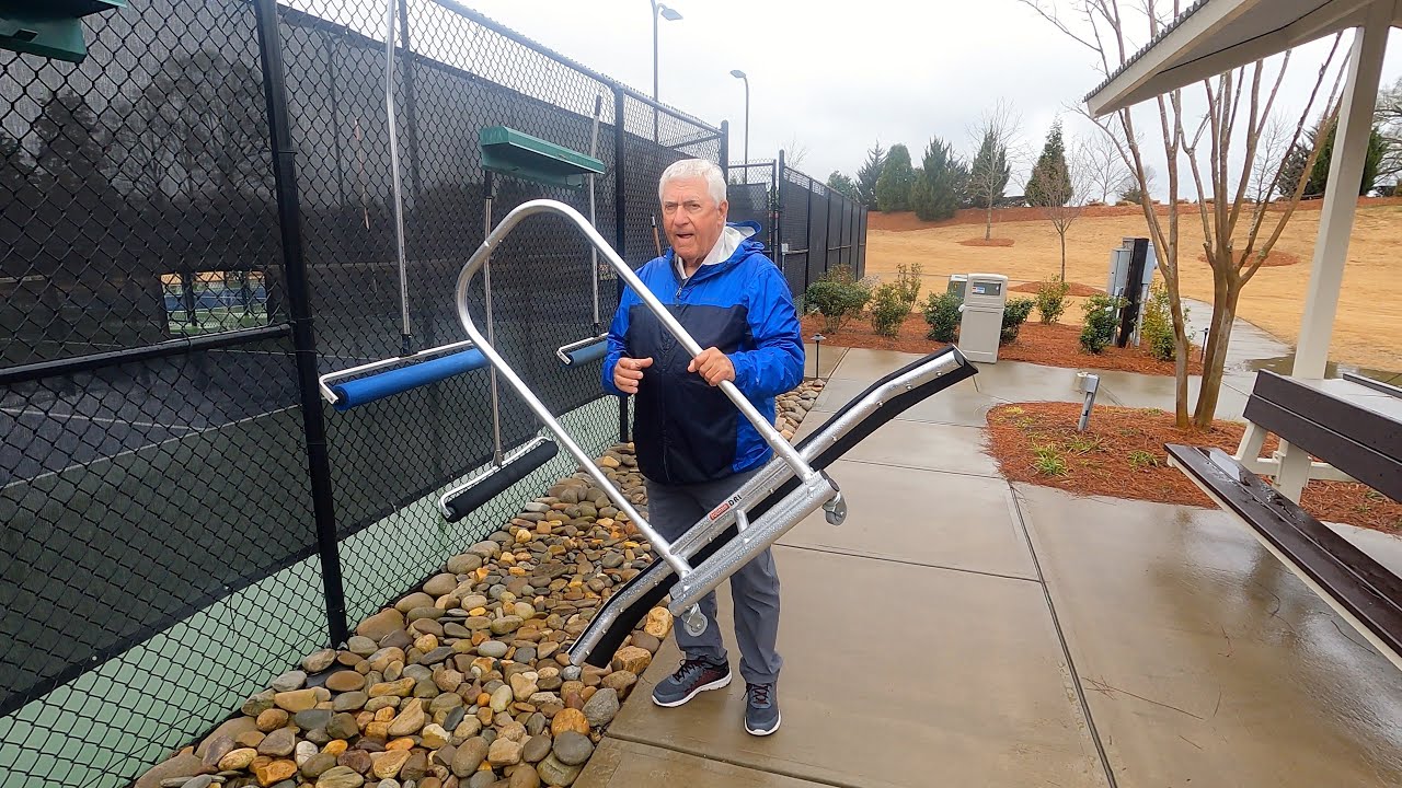 Proper water removal from Pickleball courts