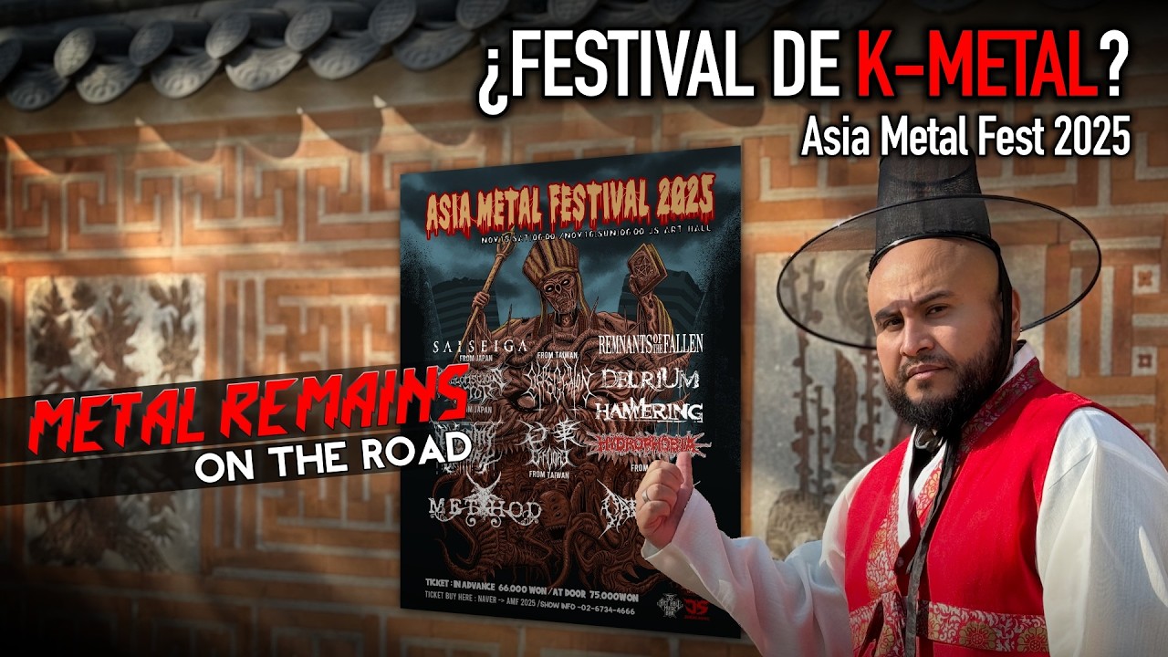 🇰🇷 Así es un FESTIVAL DE METAL en Corea del Sur | Asia Metal Fest 2025