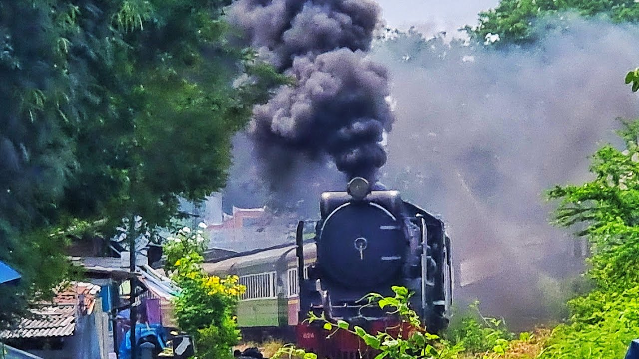 ขบวนพิเศษ วิ่งทดลองรถจักรไอน้ำ Pacific 824-850 ธนบุรี-งิ้วราย 23/5/2566 #train #รถจักรไอน้ำ