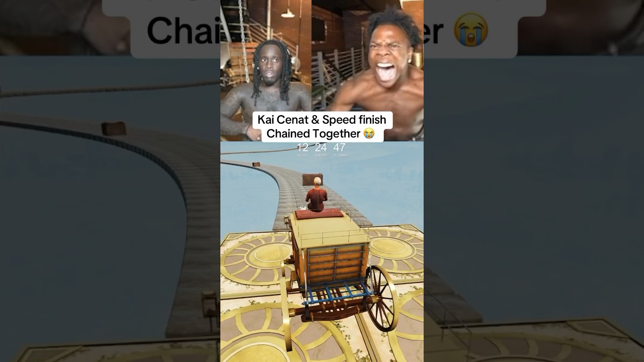 Kai Cenat & Speed finish Chained Together 🦍+🐕