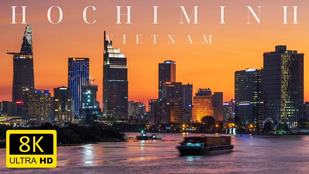 Hochiminh City in 8K ULTRA HD 60FPS by Drone