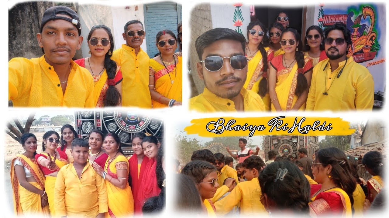 Bhai ki haldi ceremony turned into full on masti mode 🥳Cousins gang ready, haldi ready...🧿😎😅