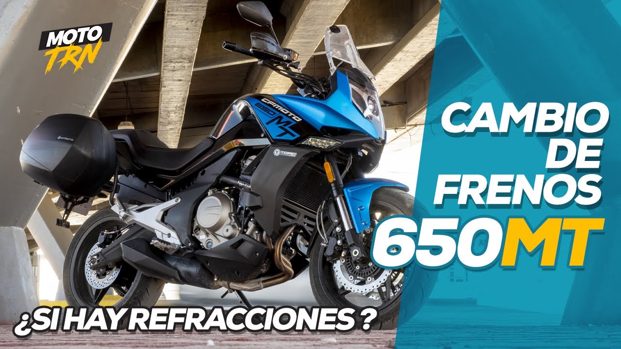 Cambiamos los frenos de la #650MT #CFMOTO