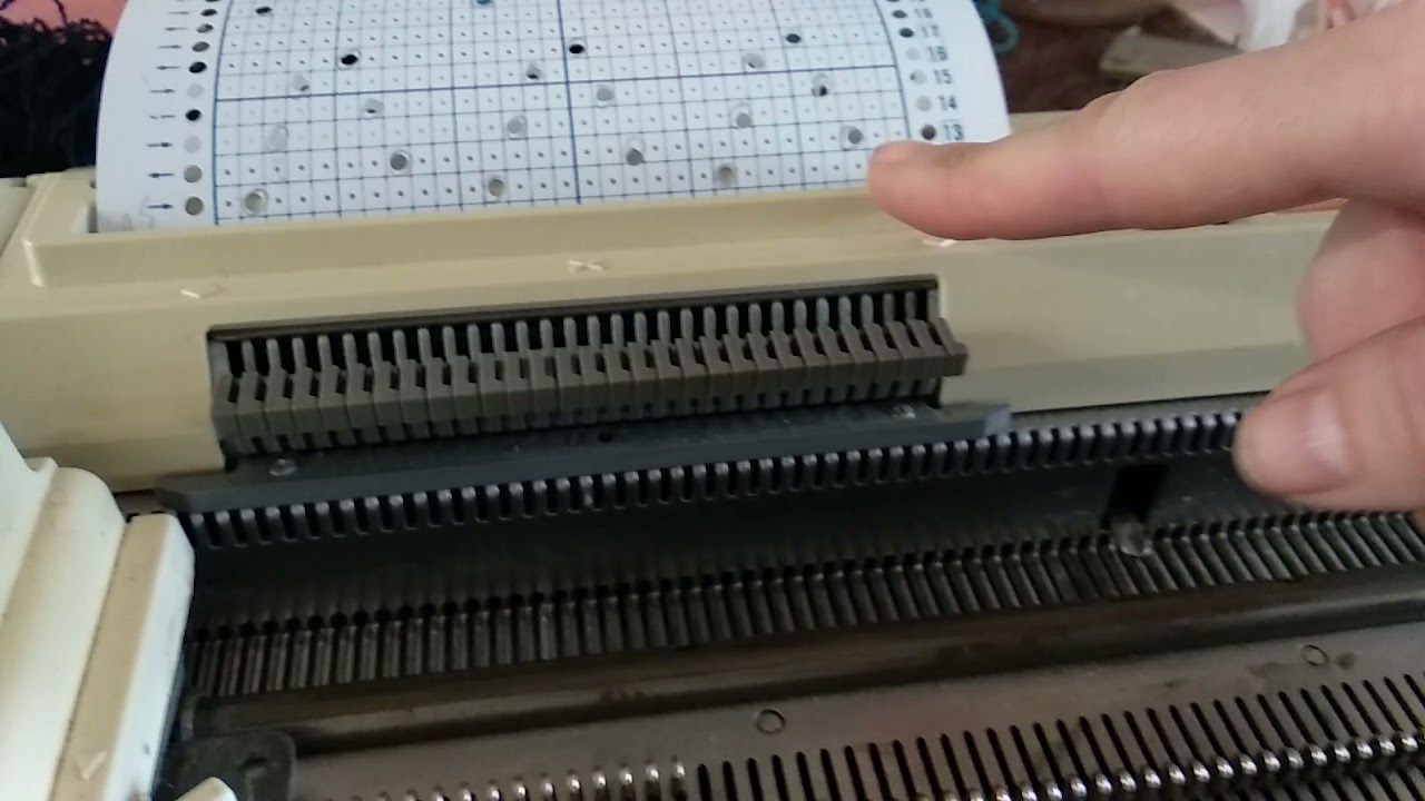 как вязать ажур на перфокаточном сильвере
