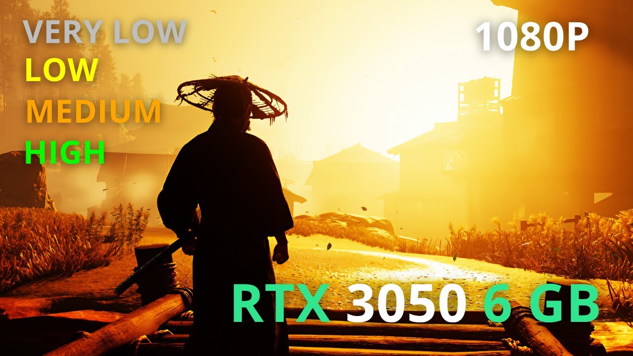 RTX 3050 6 GB vs. Jin Sakai&mdash;Ghost of Tsushima 1080p Settings Tested