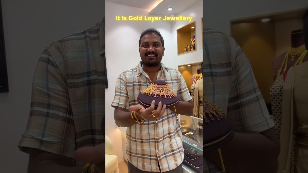 Men's Gold Layered Jewelry | Vishno Jewels Hyderabad | Best Jewelry Showroom Tour ✨