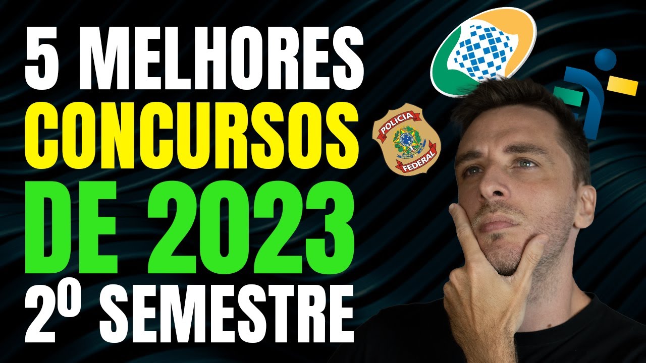 Top 5 MELHORES CONCURSOS para COME&Ccedil;AR ainda em 2023