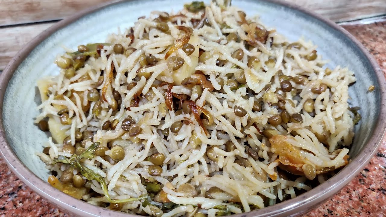 Masoor dal pulao | easy lunchbox recipe | Kali masoor dal ka pulao