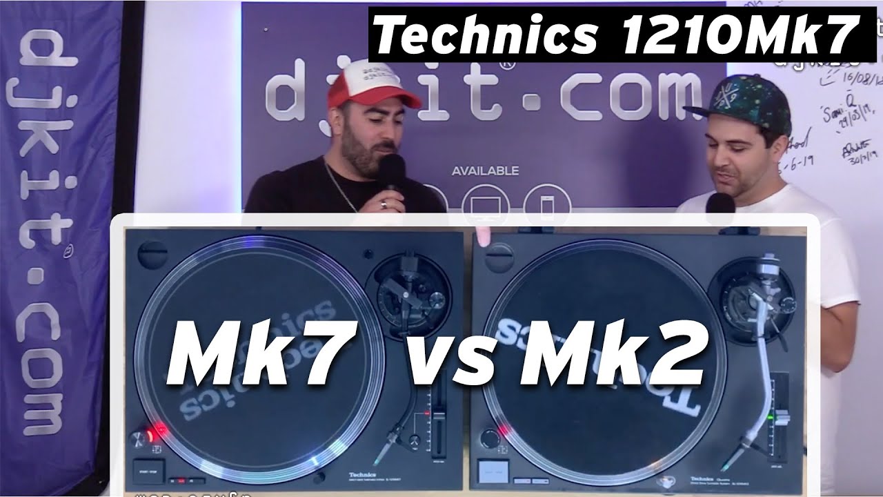 Technics SL-1210MK2 vs SL-1210MK7 - Which turntable is the best & what's the difference? #TheRatCave