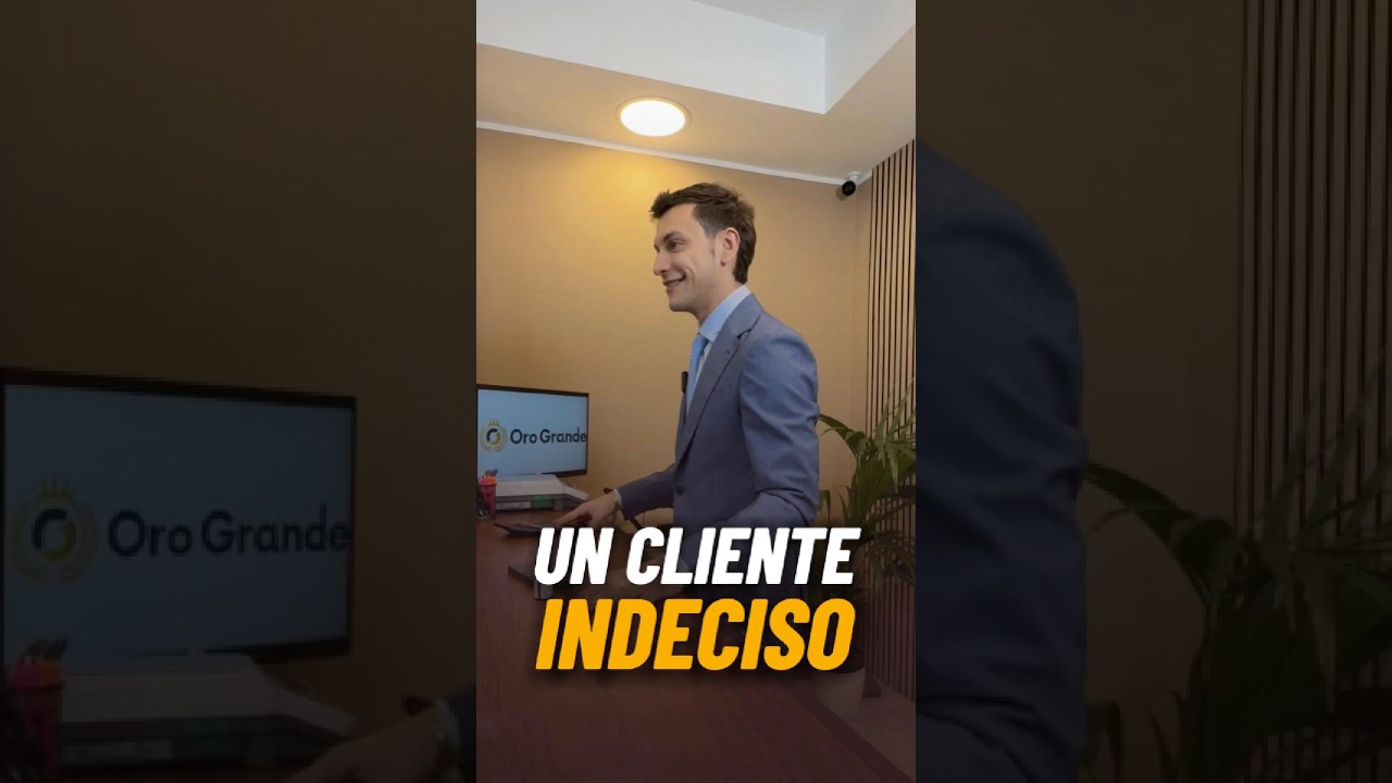 UN CLIENTE INDECISO 🙄 #comprooro #comproororoma #oro18k #gioielli