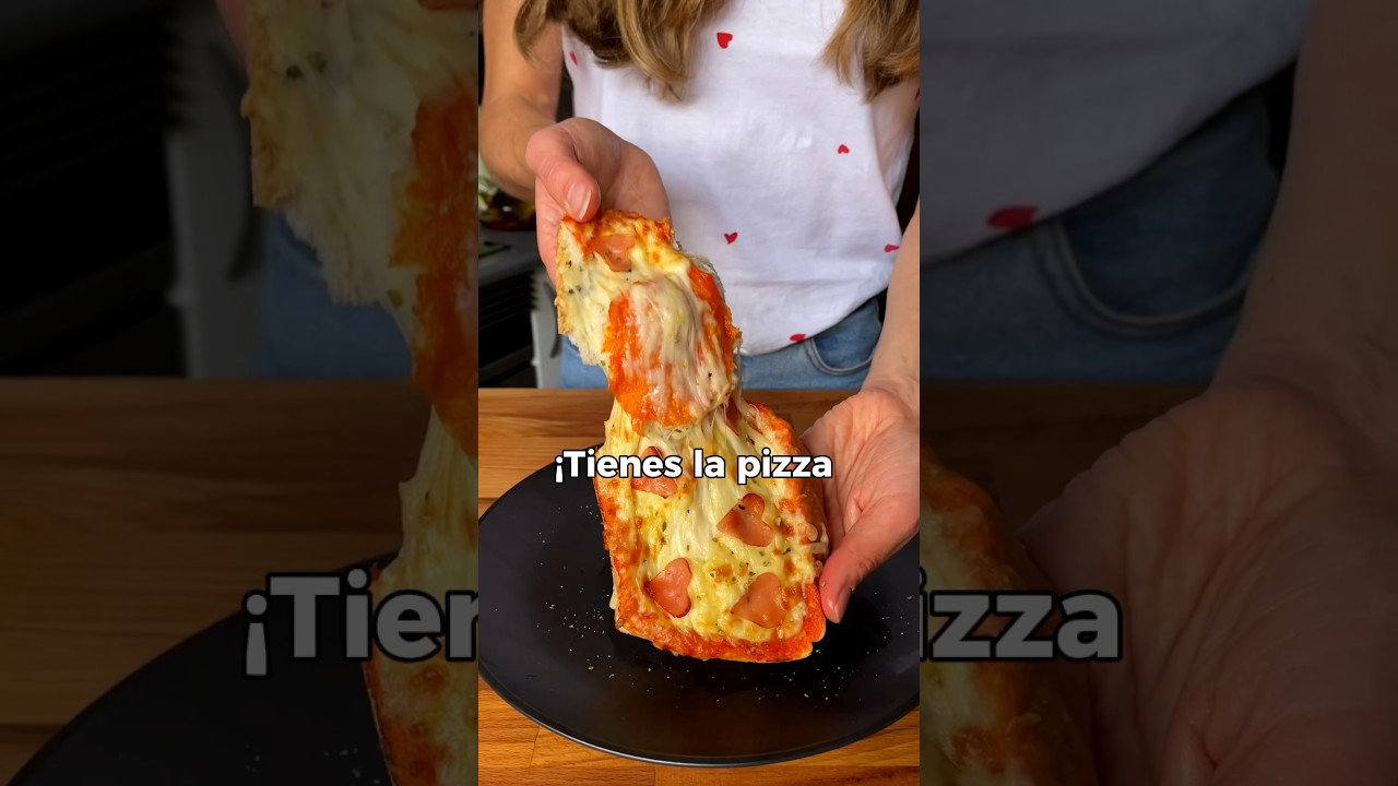 La PIZZA M&Aacute;S F&Aacute;CIL DEL MUNDO 🍕✅ #recetas #recetasfaciles #pizza #pizzalover #recetascaseras