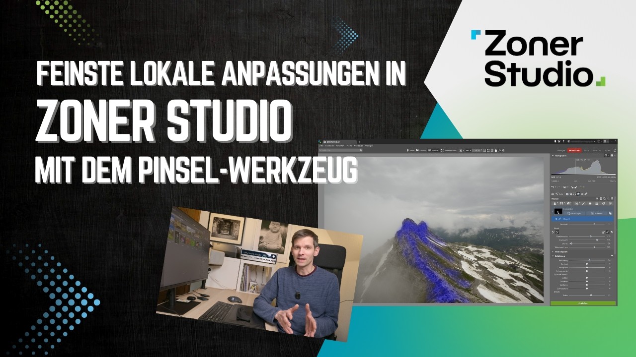 Lokale Anpassungen in Zoner Studio - Wann ich trotz KI gerne zum Pinsel greife