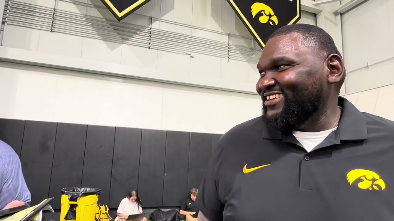 Kelvin Bell on new transfers, Iose Epenesa Iowa Football media day 2025
