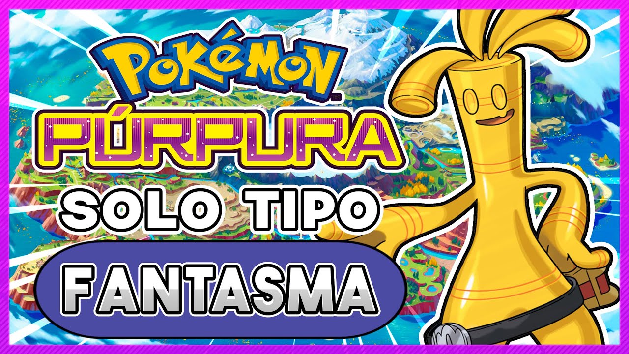POKÉMON PÚRPURA SOLO CON POKÉMON TIPO FANTASMA Y SIN USAR TERACRISTALIZACIÓN! #pokémon