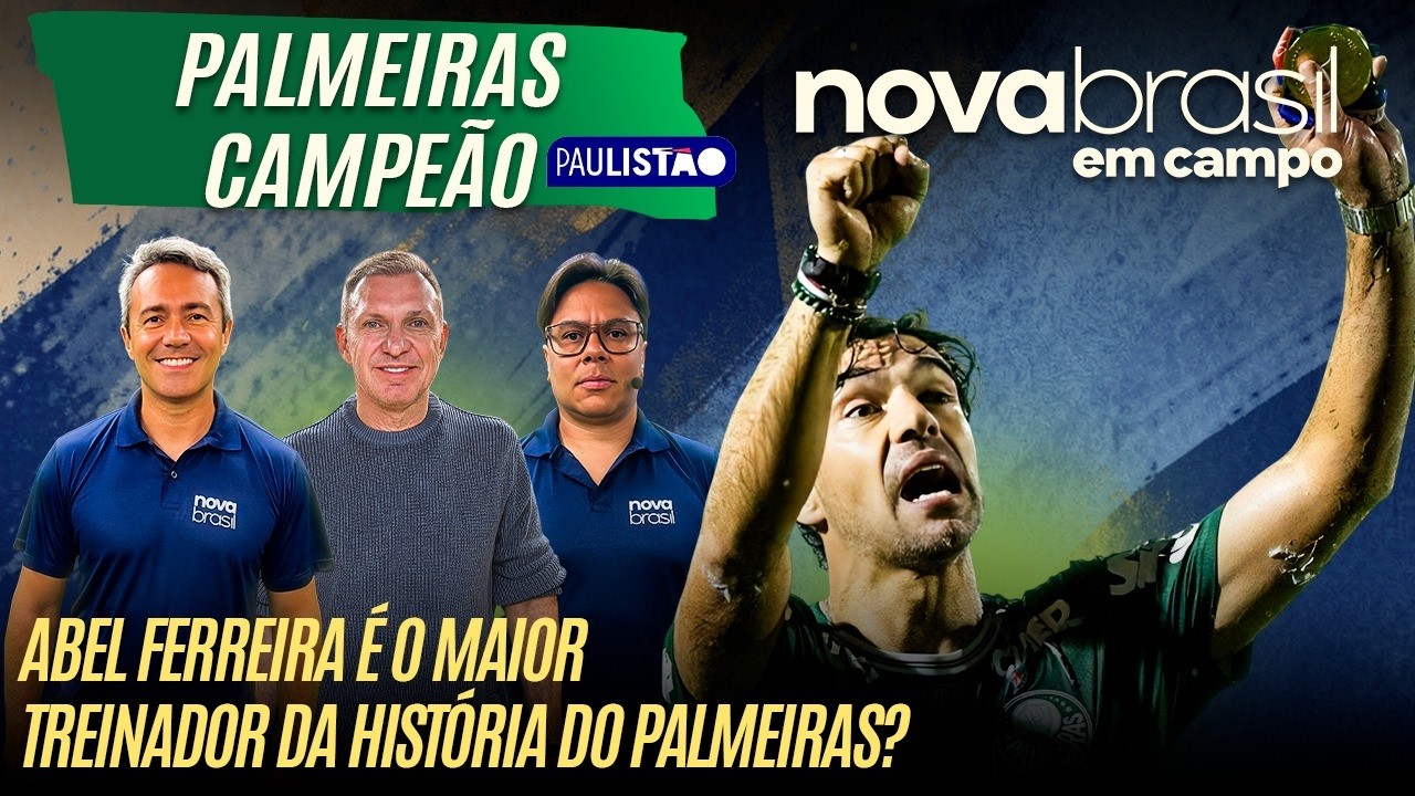 Abel Ferreira é o maior técnico da história do Palmeiras?  Acompanhe o Novabrasil em Campo  Ao Vivo|