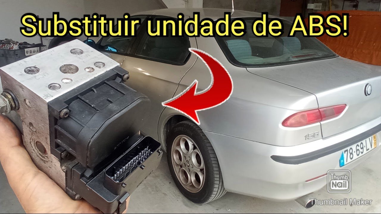 Como Substituir o Modulo ABS ou ESP em qualquer Alfa Romeo 156 1997 a 2006.