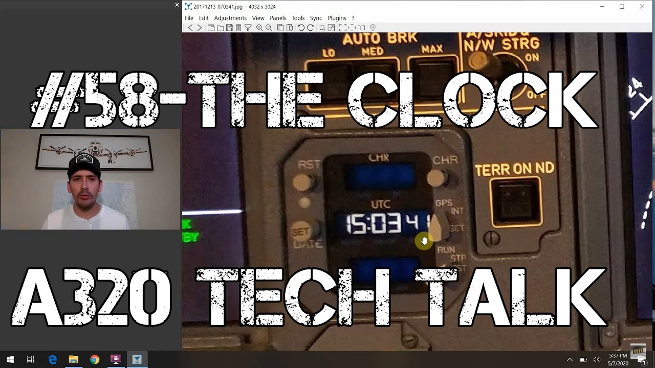 Airbus A320 Cockpit Tour: #58 - The Clock: What do all those buttons do?!