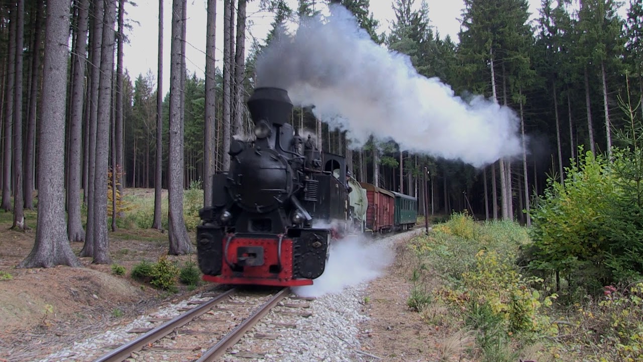 Resita U 46.001 na cestě do Nové Bystřice 14. 10. 2017