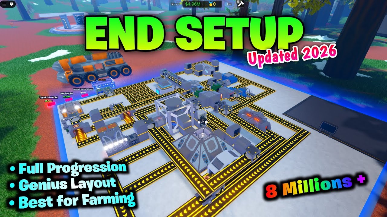 Best End Game Setup Ultimate Mining Tycoon Roblox (UPDATED 2026)