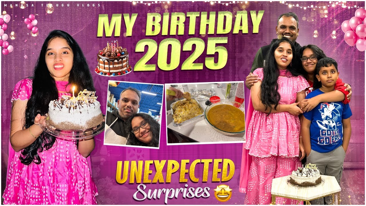 Birthday vlog 2025||Unexpected surprises on my Birthday 😍 