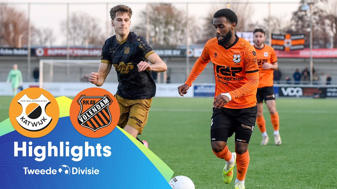 RKAV Volendam STEELT de punten op De Krom ⚓😮 | Highlights VV Katwijk – RKAV Volendam