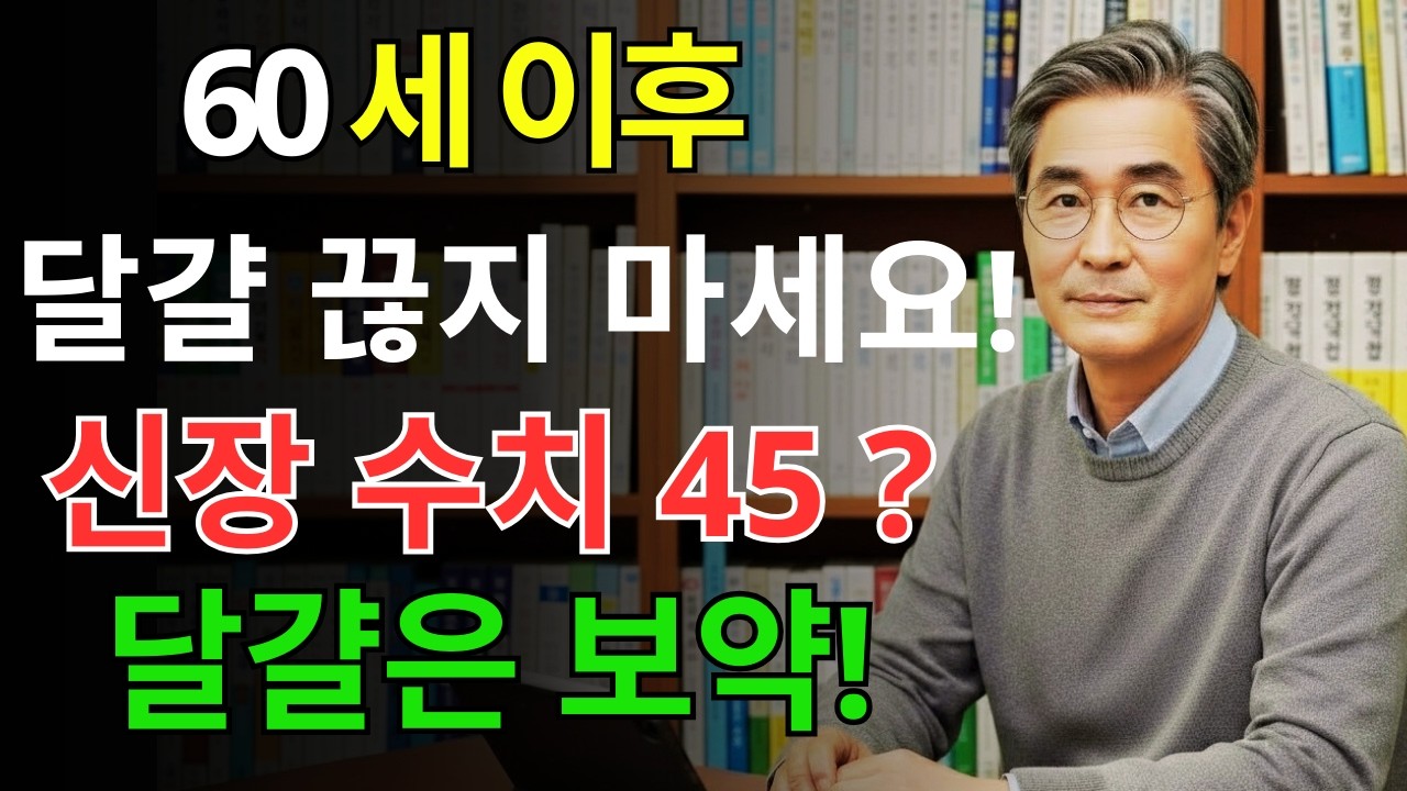 달걀은 신장의 적인가, 아군인가? 매일 삶은 달걀을 먹는 사람의 말로와, 신장을 보호하는 단백질의 황금 비율| 신장건강  | 노인건강상식 | 노인신장 건강| 신장에좋은음식