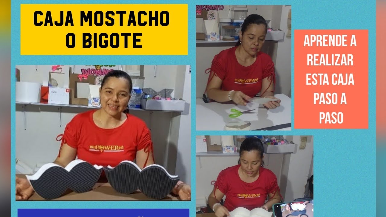 Como Hacer Una Caja Mostacho o De Bigote