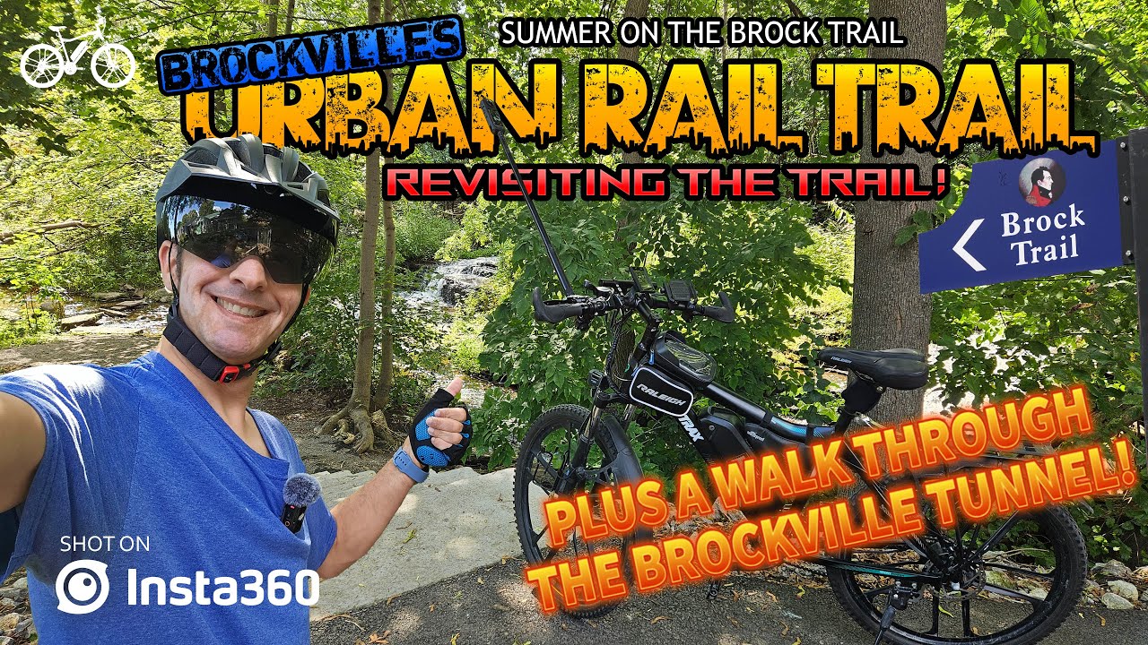 Brockville's URBAN RAIL TRAIL In The Summer