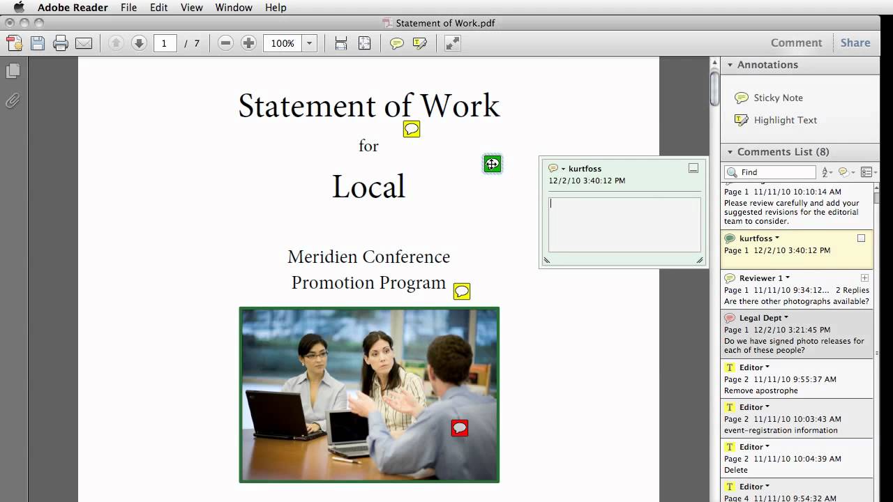 How to turn on commenting in Adobe Reader: commenting tools tutorial