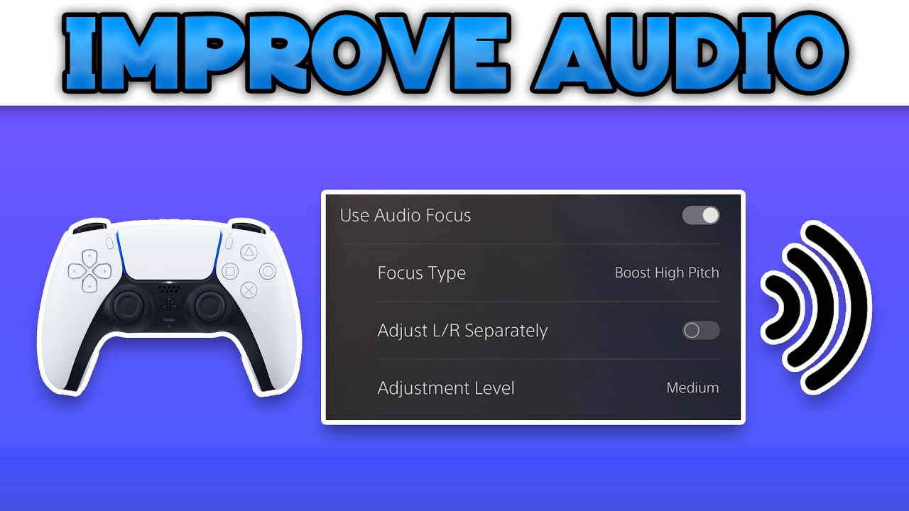 (EASY) How to Boost Audio to Hear Footsteps Better with Enhanced Settings On PS5 - Focus Audio