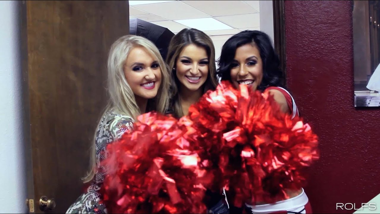 Arizona Cardinals Cheerleaders 2014 Photo Shoot - Behind-The-Scenes with @RolfsSalon