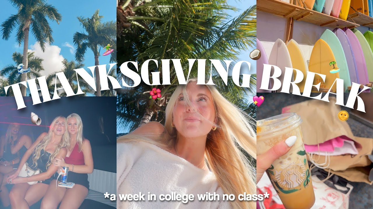 КАНИКУЛЫ В КОЛЛЕДЖЕ НА ДЕНЬ БЛАГОДАРЕНИЯ *веселая неделя без занятий!*