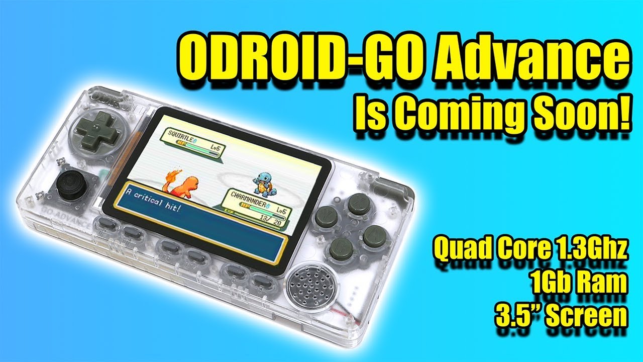 The ODROID GO Advance Is Coming Soon! New DIY Retro Gaming Handheld