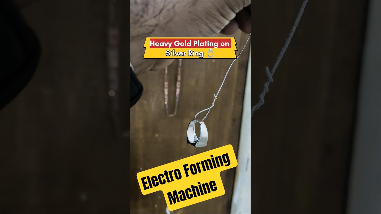 One gram Gold Plating Machine #Electroforming #Goldplatingmachine #jewellery #silver #new #news
