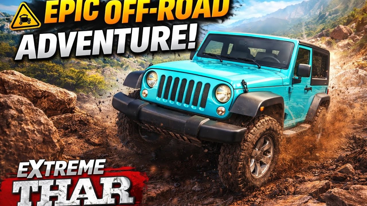 Taking the Mahindra Thar 4x4 to its limits! See for end and Don't forget to subscribe 