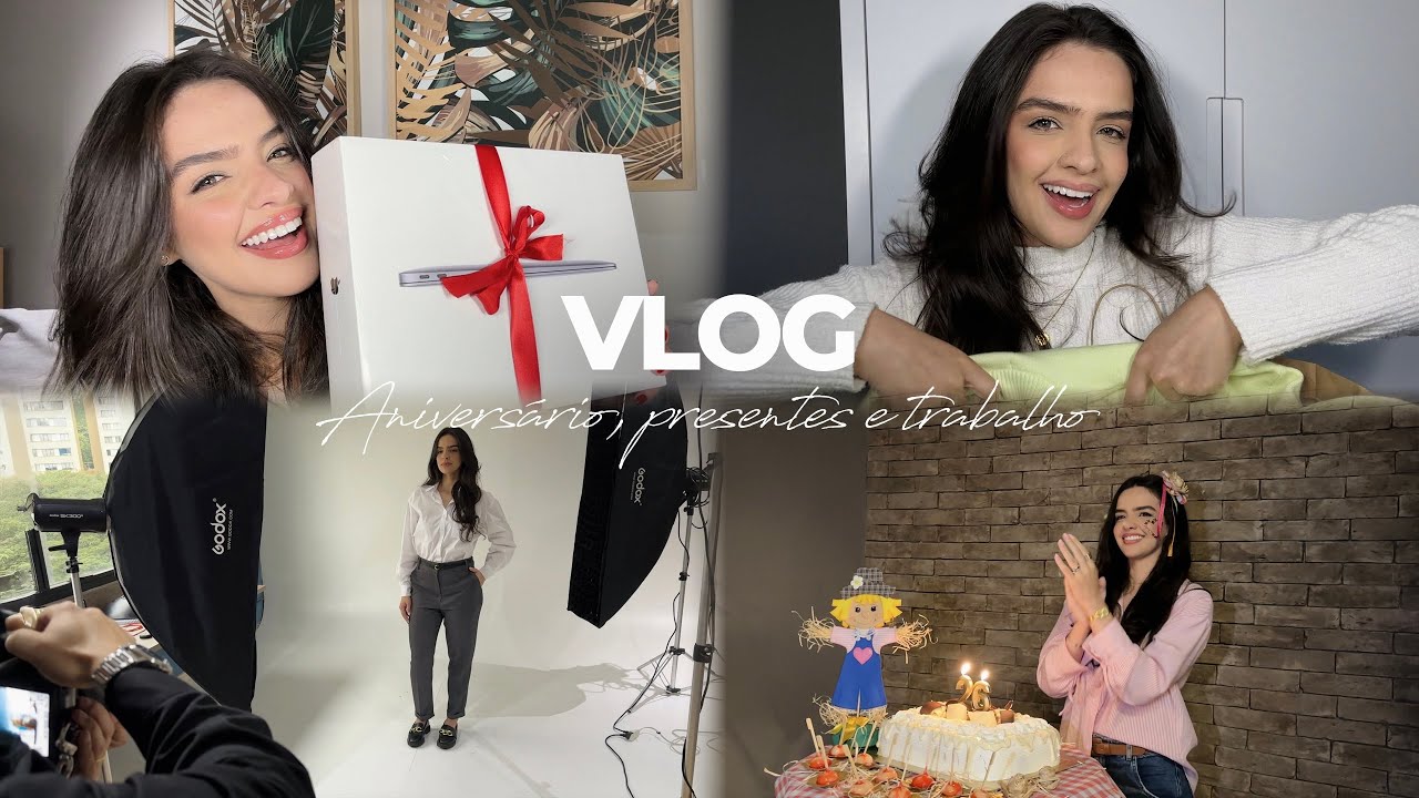 VLOG | meu aniversário, presentes, quermesse, comprinhas...