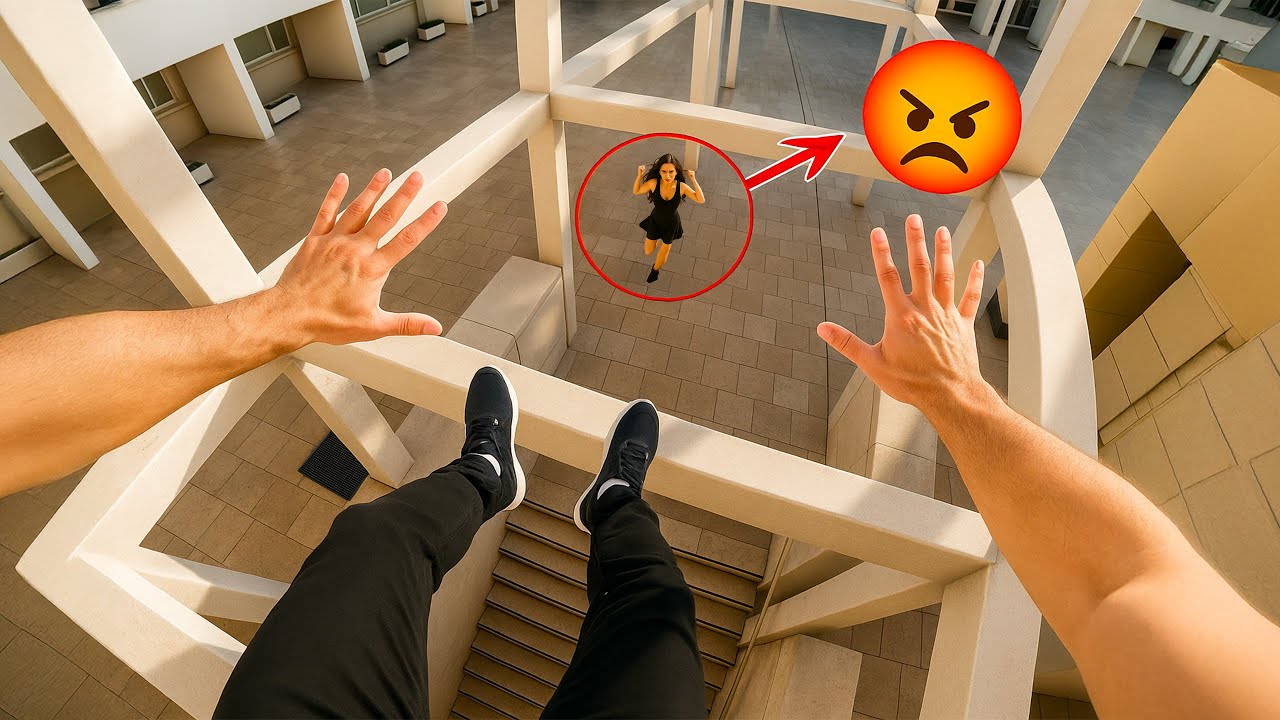 ESCAPING ANGRY GIRLFRIEND (Epic Parkour Chase)
