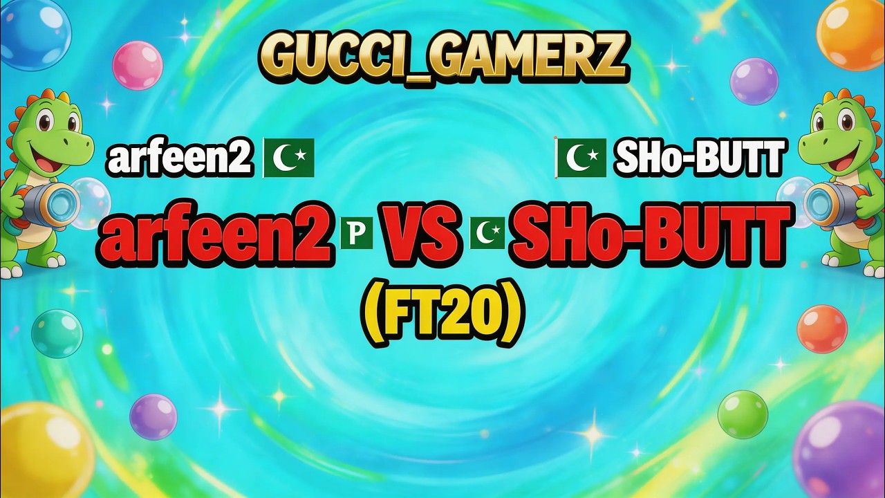 Puzzle Bobble - arfeen2- VS - SHO-BUTT - ( FT 20 ) #fightinggame