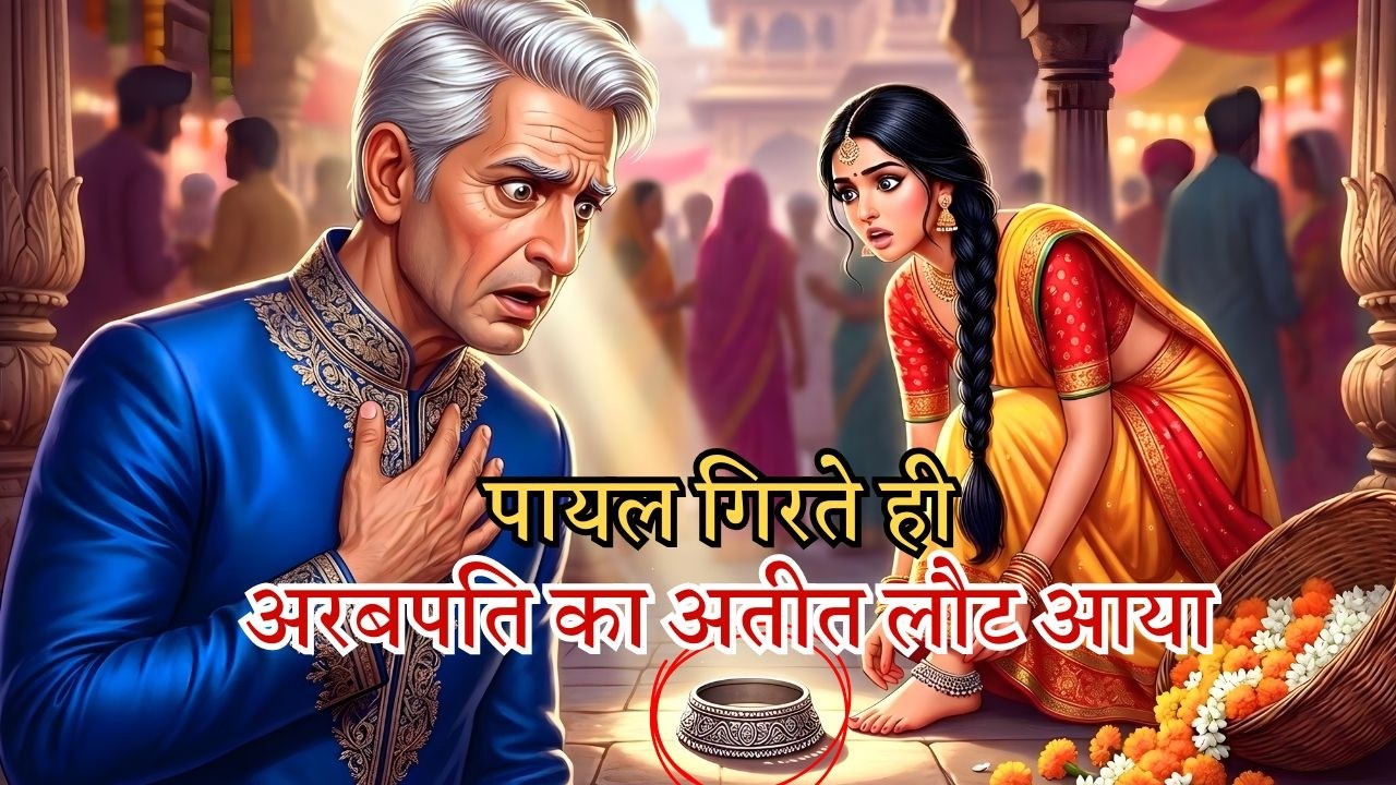 अरबपति ने सड़क की लड़की को ठुकराया, पायल गिरते ही खुला मृत पत्नी का राज!