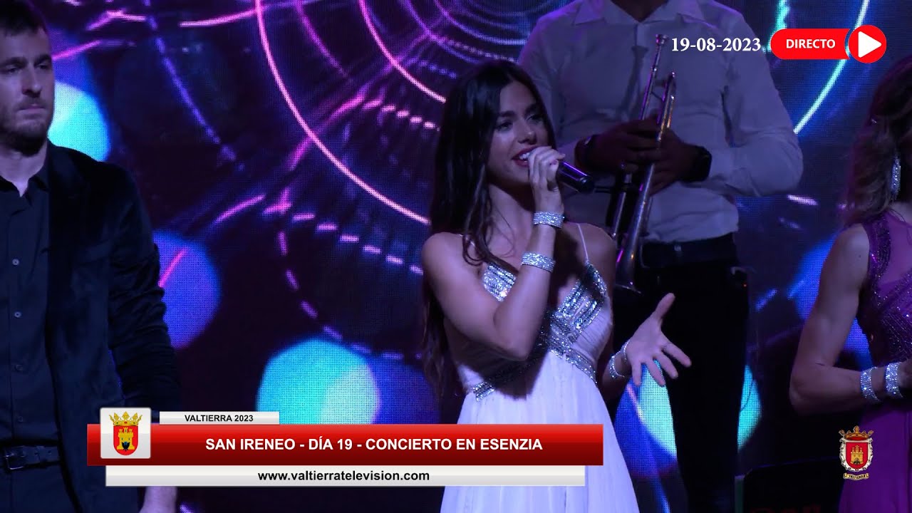 DIRECTO Fiestas de SAN IRENEO Día 19 Concierto EN ESENCIA (Noche)