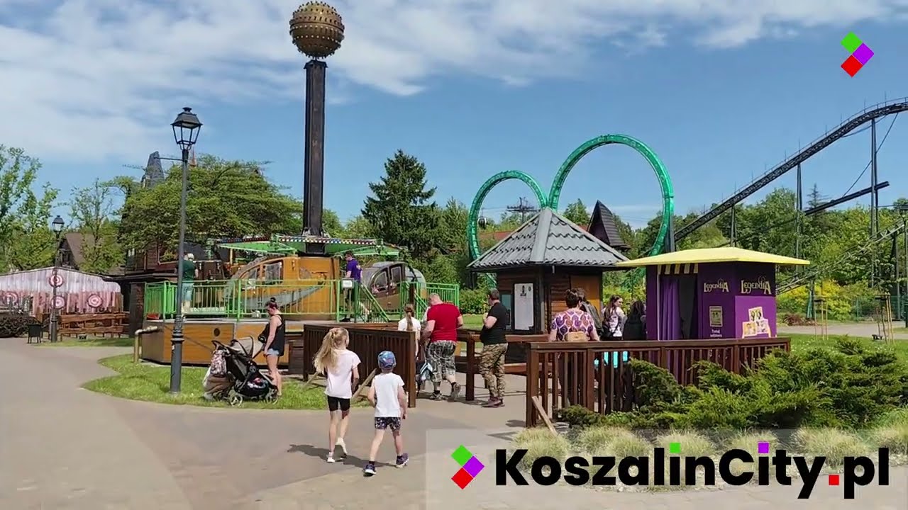 Legendia Śląskie Wesołe Miasteczko w Chorzowie | Rollercoastery, Diabelski Młyn i Karuzele 🎡🎢