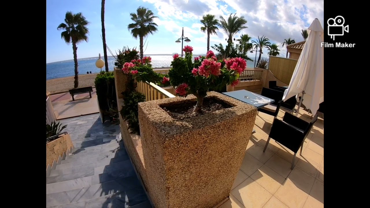 Our place in the sun. Playa Grande, Mazarron.